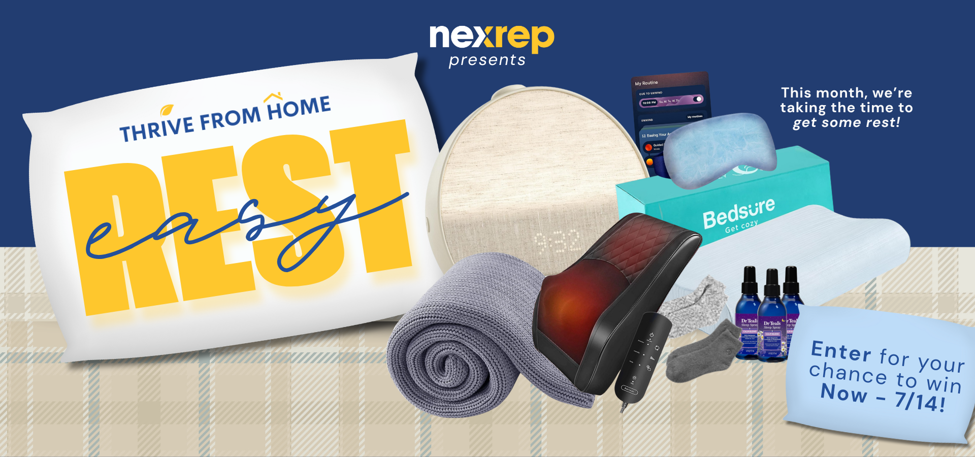 July Thrive From Home Giveaway Graphic