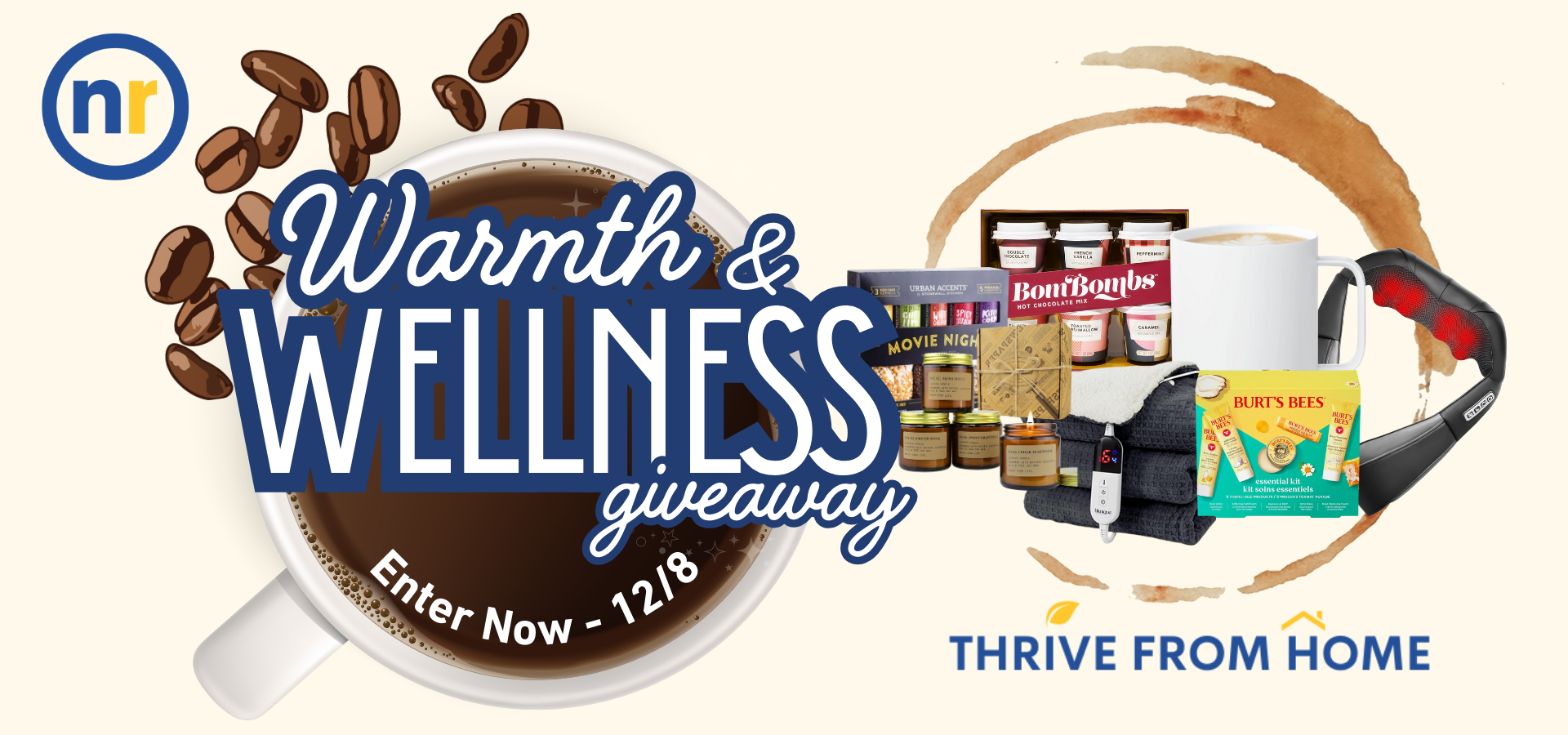 December Thrive From Home Giveaway Graphic