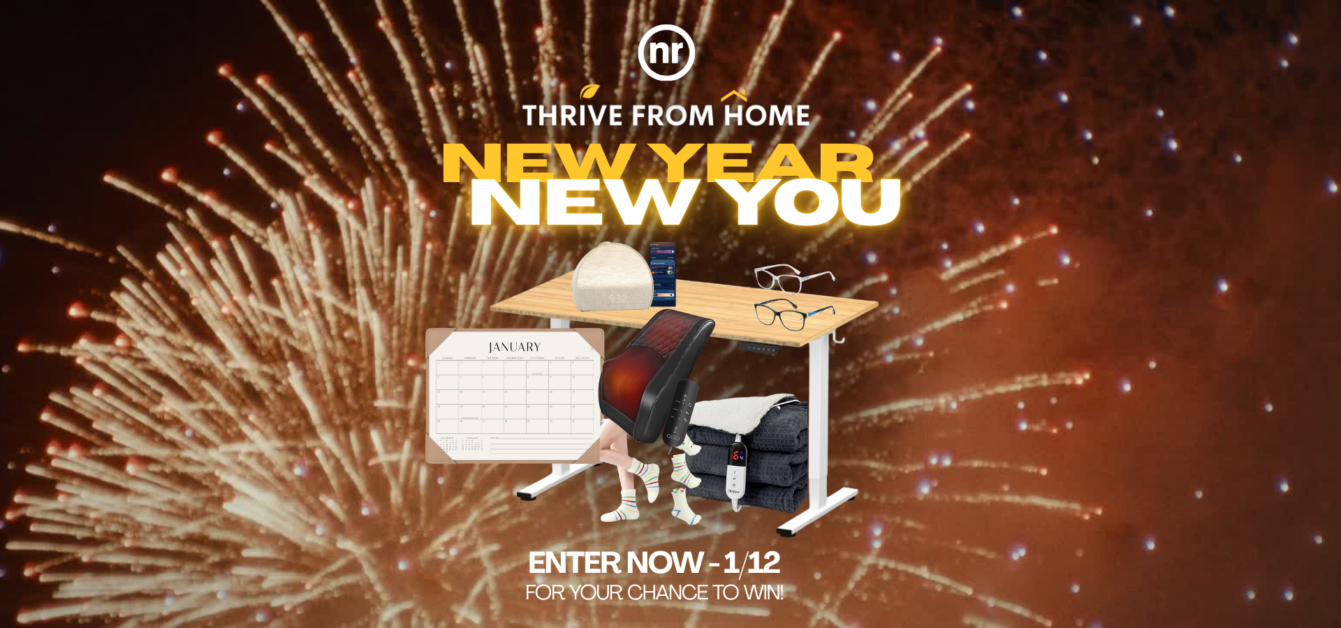 January Thrive From Home Giveaway Graphic